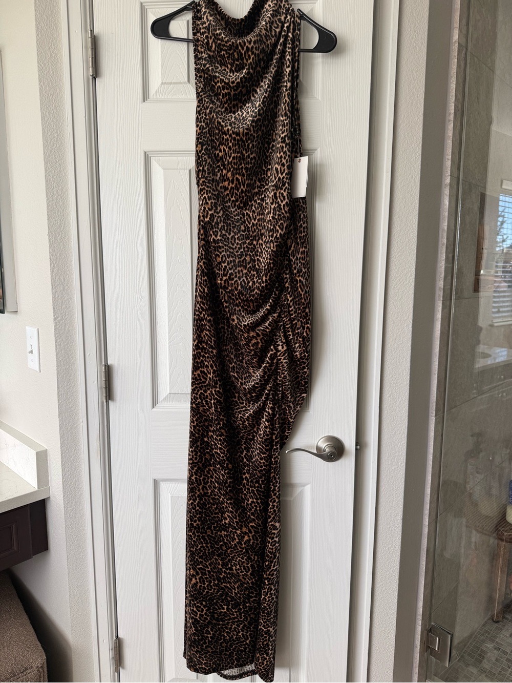 NWT Good American Leopard Print Dress - Women’s Medium